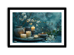 Cool Spa Framed Print
