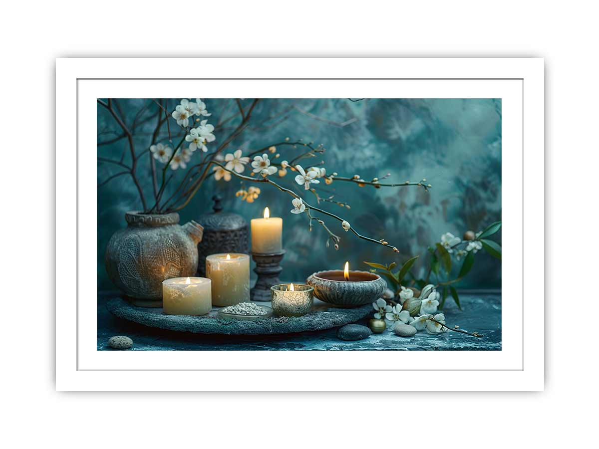 Cool Spa Framed Print