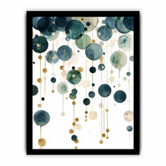 Watercolor String Framed Print