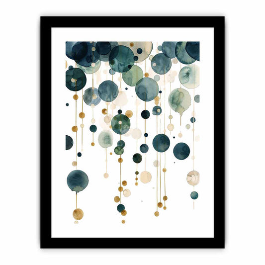 Watercolor String Framed Print