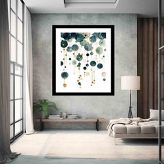 Watercolor String Framed Print