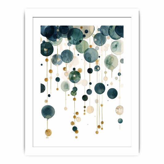 Watercolor String Framed Print