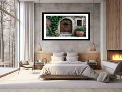 Vintage Door Framed Print