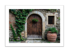 Vintage Door Framed Print