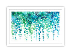 Watercolor Dots Framed Print