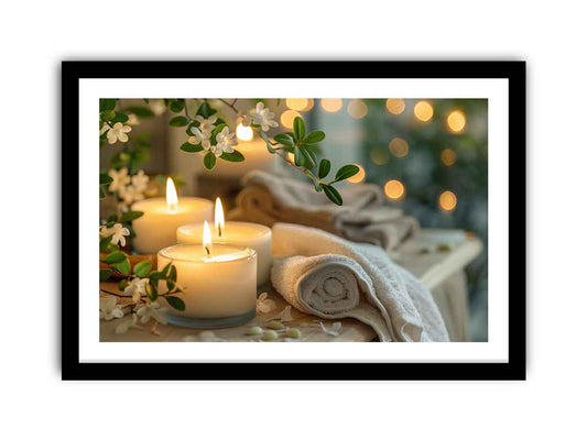 Still Life in Spa Framed Print