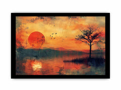Sunset Framed Print