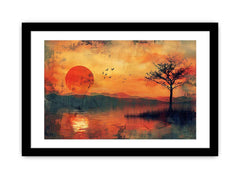 Sunset Framed Print
