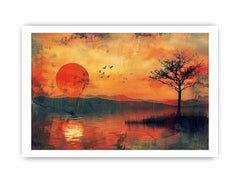 Sunset Framed Print