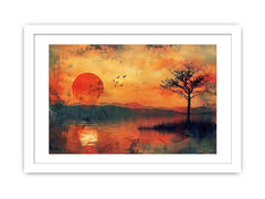 Sunset Framed Print