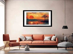 Sunset Framed Print