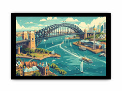 Sydney Framed Print