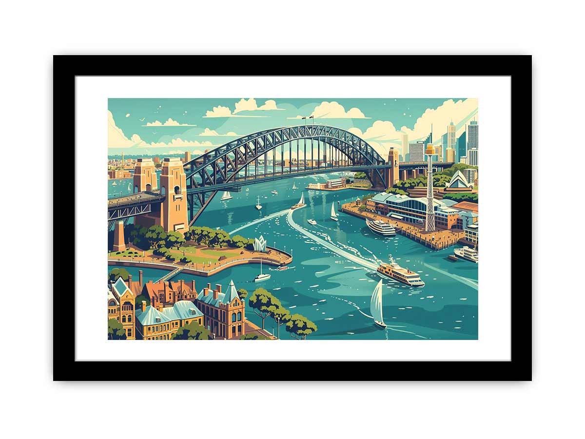 Sydney Framed Print