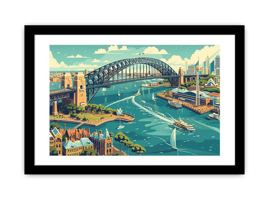 Sydney Framed Print