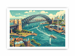 Sydney Framed Print