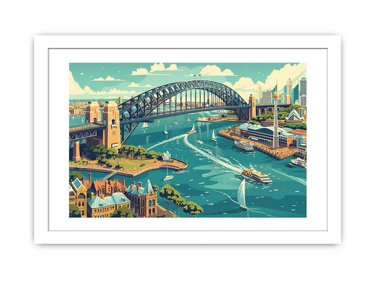 Sydney Framed Print