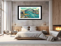 Sydney Framed Print
