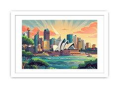 Sydney Framed Print