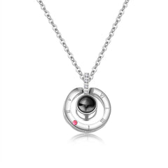 Stainless Steel Love Time Necklace