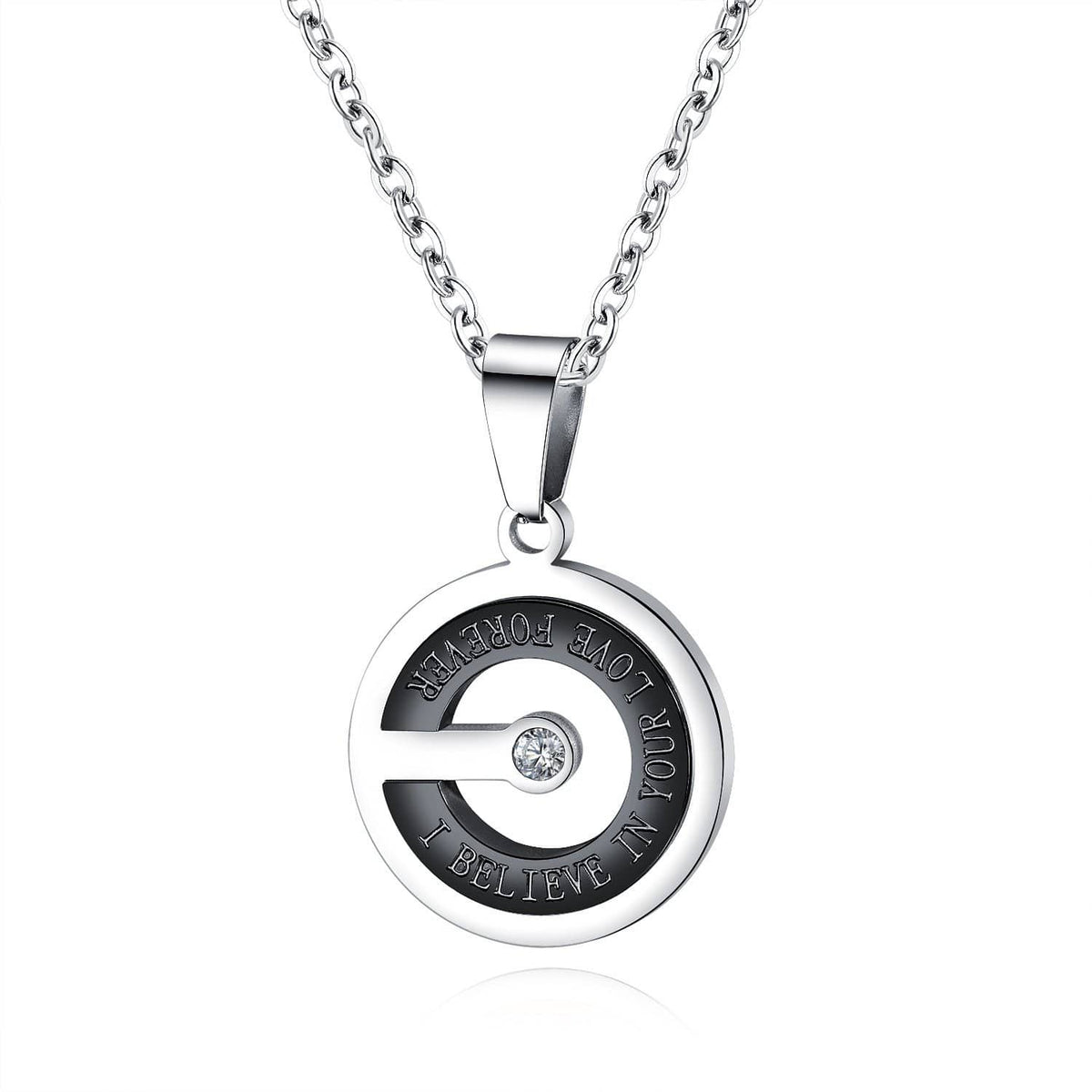 I Believe in your love forever neckalce