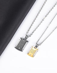 Stainless Steel Promise Necklace For Couple