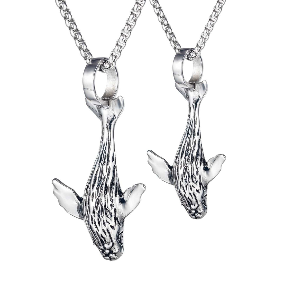 Stainless Steel Whale Necklace