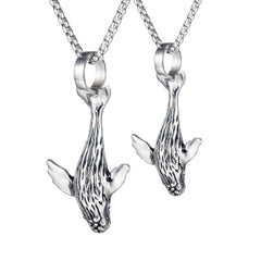 Stainless Steel Whale Necklace