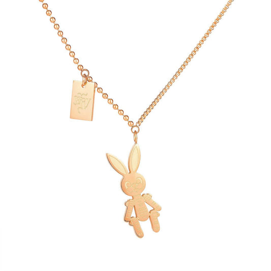 Stainless Steel Rabbit Necklace