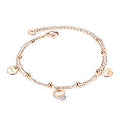 Stainless Steel Love Anklet
