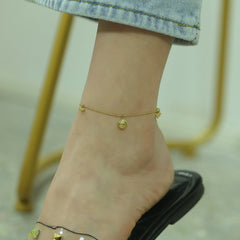 Stainless Steel Rose Gold Kiss Me Anklet Bracelet