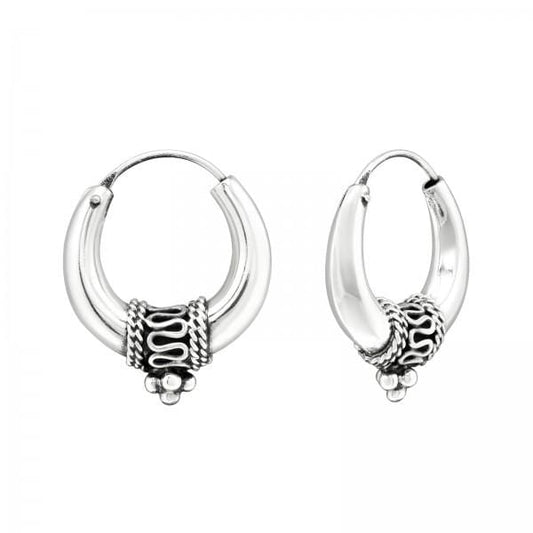 Silver 20mm Bail Hoops