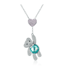 Silver Bear Necklace