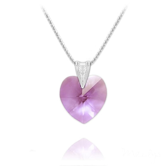 Silver Heart Fine Necklace for Women