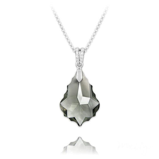 Silver Barqoue Fine Necklace  for Women