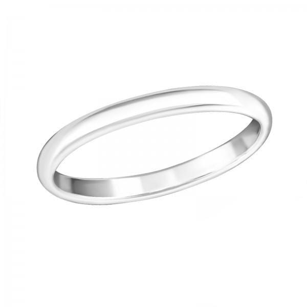 Silver Round Midi Ring