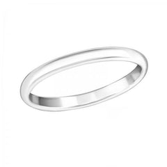 Silver Round Midi Ring