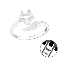 Silver Fox Midi Ring