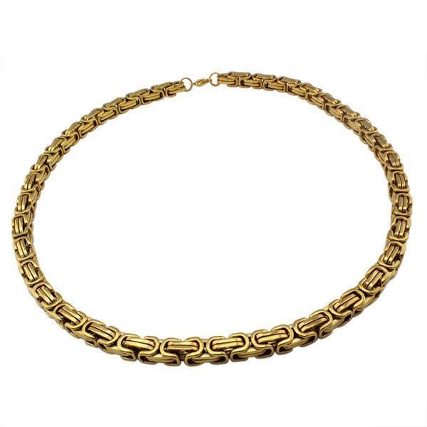 Stainless Steel Gold Chain Necklace for Men