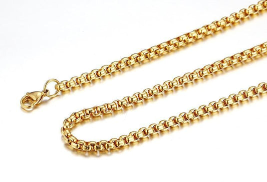 Stainless Steel Gold Chain Necklace