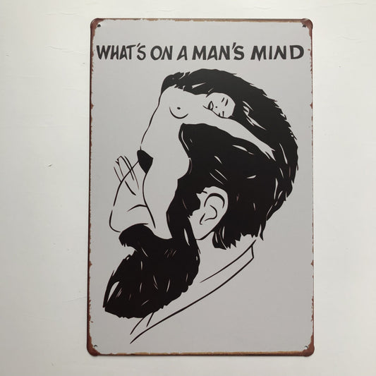 Mans Mind Art Poster