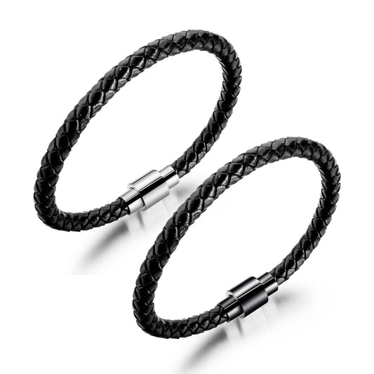 Mens Leather Cuff Bracelet