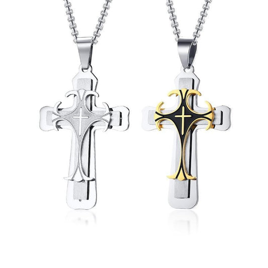 Stainless Steel Cross Necklace