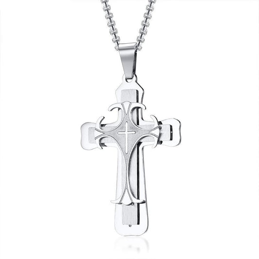 Stainless Steel Cross Necklace