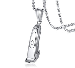 Stainless Steel Mens Electric Shaver Straight Edge Razor for Barber Pendant