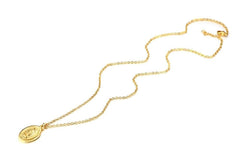 Stainless Steel Gold Virgin Mary Women Necklace