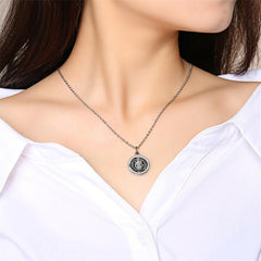 Stainless Steel Saint Necklace For Women