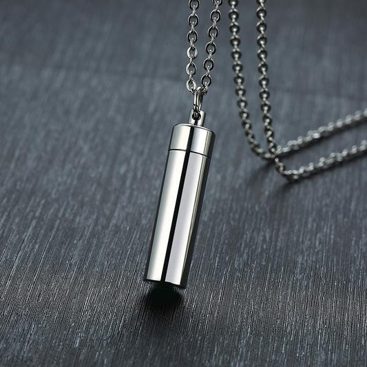 Stainless Steel Urn Necklace