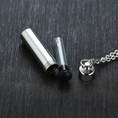 Stainless Steel Urn Necklace