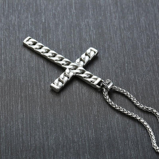 Stainless Steel Cross Necklace