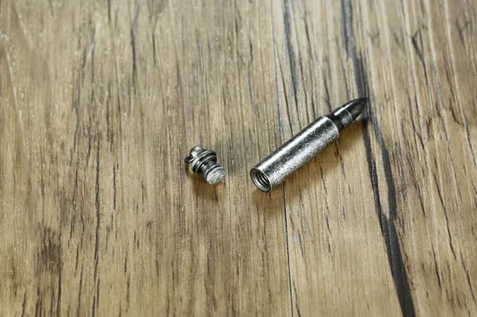 Stainless Steel Bullet  Necklace